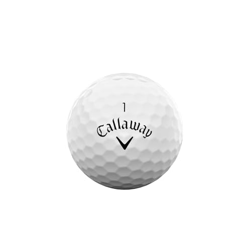 キャロウェイ(Callaway) ゴルフボール WARBIRD DISTANCE 25 1ダース(12個入り) 2ピース構造 ホワイト 最後 画像