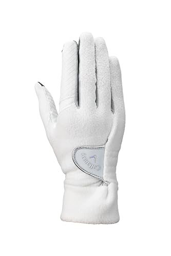 キャロウェイ(Callaway) グローブ WINTER HYPER HEAT WMS WHT M FW 25 (M:18cm-19cm 両手用) ホワイト レディス 画像1