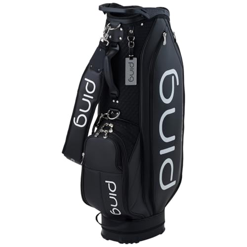 ピン(ping) COOL 38301 レディース クール シリーズ キャディバッグ CB-L2501 9型 口枠5分割 (BLACK 38301-02) 1枚目 画像