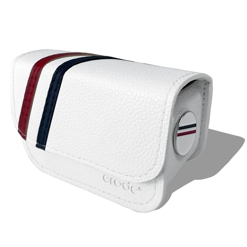 CRODE ボールマーカーとティーホルダー付きゴルフボールバッグ、多機能ゴルフボール収納キャリーポーチプレミアムレザーです 1枚目 画像