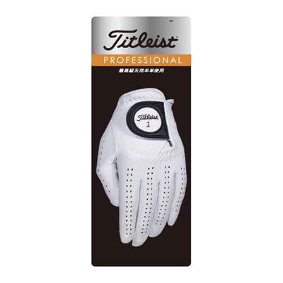 TITLEIST(タイトリスト) ゴルフグローブ ﾌﾟﾛﾌｪｯｼｮﾅﾙ ｸﾞﾛｰﾌﾞ TG73WT-21 WT ﾎﾜｲﾄ 左手用 21cm 最後 画像