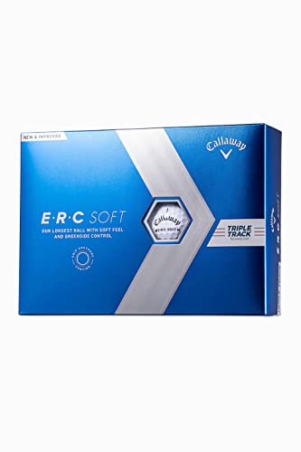キャロウェイ(Callaway) ゴルフボール ERC SOFT 23 TRPL TRK 1ダース(12個入り) 3ピース構造 ホワイト 画像1