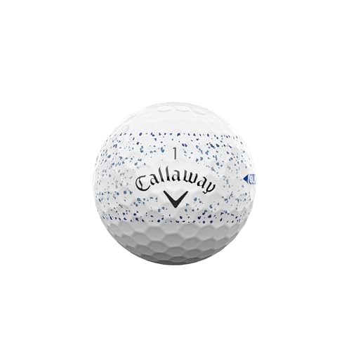 キャロウェイ(Callaway) ゴルフボール SUPERSOFT 25 BLUE SPLATTER 1ダース(12個入り) 2ピース構造 ブルースプラッター・ホワイト 最後 画像
