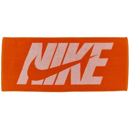 NIKE ナイキ ジャガードタオル ミディアム セーフティーオレンジ/ホワイト TW2000-836 1枚目 画像