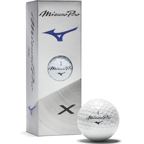 MIZUNO(ミズノ) ゴルフボール ミズノプロ X ホワイト 1スリーブ 3個入 5NJBT835 1枚目 画像