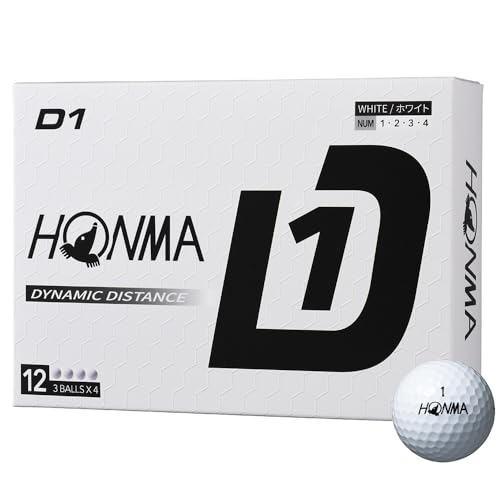 HONMA 2024 ホンマ D1 BT2401 ホワイト （１ダース12個入） 1枚目 画像