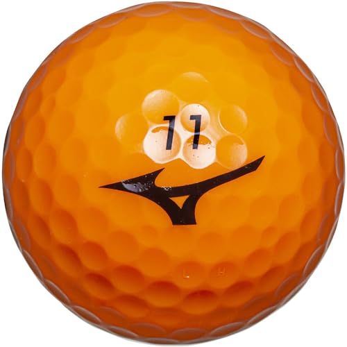 MIZUNO(ミズノ) ゴルフボール D201 オレンジ 1ダース 12個入り ディスタンスタイプ ヘッドスピード35m／s以上対応 ソフトなフィーリング 2ピース構造 5NJBD220 中間 画像