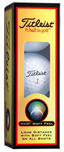 TITLEIST(タイトリスト) ゴルフボール HVC SOFT FEEL 2ピース 12個入り ホワイト 1HVSF-J 最後 画像