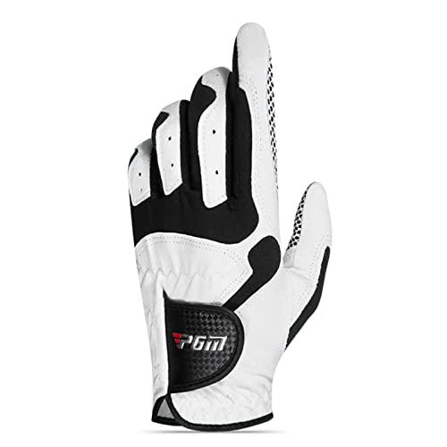 SunGoddy ゴルフグローブ メンズ 1個左手用 滑り止め 柔らかい ゴルフ用 繊維布 フィット感 マジックテープ 3Dカット汗防止 多機能 水洗い可 画像1