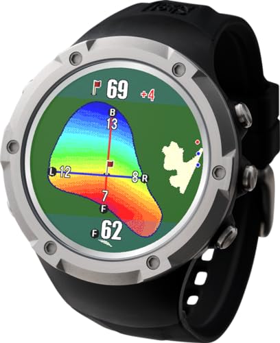 Shot Navi Evolve α(アルファー) ブラック 1.4インチ大画面カラー液晶 最新GPSチップ「M10」 自動飛距離計測 高低差目安距離 日本製（国内ISO9001認定工場生産）競技モード搭載 ゴルフナビ GPSゴルフナビ ゴルフ距離計 中間 画像