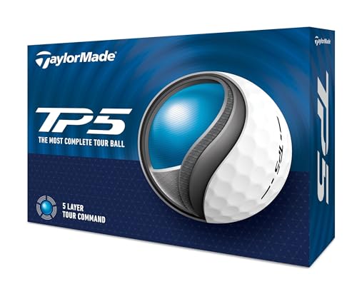 テーラーメイド(TAYLOR MADE) TMJ24 TP5 JPN 12個入り ティーピーファイブ ゴルフボール 2024年モデル ホワイト 画像1