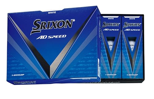 ダンロップゴルフボール SRIXON AD SPEED3 2024年モデル 1ダース(12個入り) ホワイト 1枚目 画像