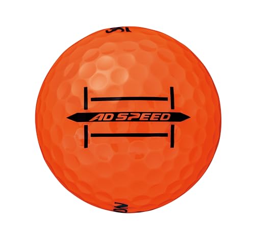 ダンロップゴルフボール SRIXON AD SPEED3 2024年モデル 1ダース(12個入り) パッションオレンジ 中間 画像