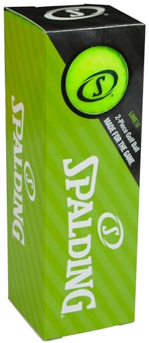 SPALDING(スポルディング) マットカラー ゴルフボール 1ダース(12個入り) ライム SPBA-3769 最後 画像
