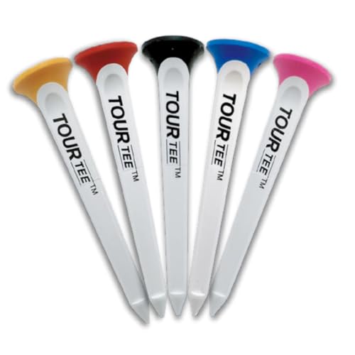 TOUR TEE LARGE WHITE SPINE ゴルフティー 5本入り 1枚目 画像