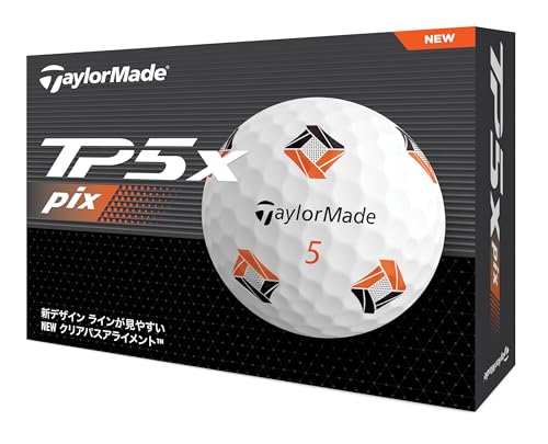 TaylorMade テーラーメイド 日本正規品 TP5x Pixシリーズ 2024 ゴルフボール 1ダース(12個入) 1枚目 画像