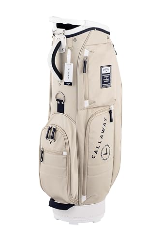 キャロウェイ(Callaway) キャディバッグ CRT ADVANCE BEI 25 (カートタイプ 9.5型 47インチ対応 2.6kg 4分割) ベージュ メンズ 画像1