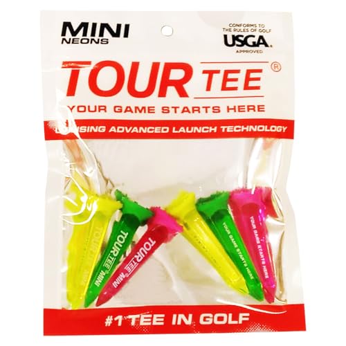 Tour Tee MINI NEONS ゴルフティー(6本入り)T-491(590) 画像1