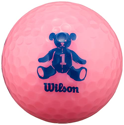 Wilson(ウイルソン) (ウィルソン)ゴルフボール BEAR4 ダース ピンク 最後 画像