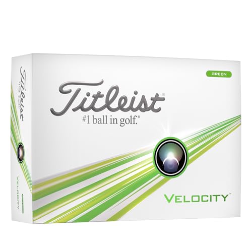 TITLEIST(タイトリスト) ゴルフボール 24 VELOCITY GREEN DZ ユニセックス グリーン 1枚目 画像