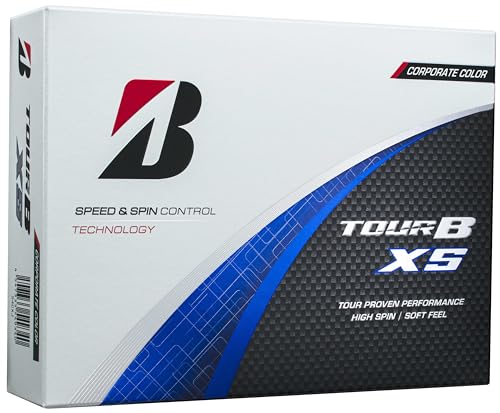 BRIDGESTONE(ブリヂストン)ゴルフボール TOUR B XS 2024年モデル 12球入 コーポレートカラー S4CXJ 1枚目 画像