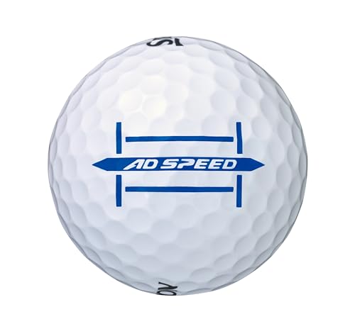 ダンロップゴルフボール SRIXON AD SPEED3 2024年モデル 1ダース(12個入り) ホワイト 中間 画像