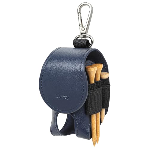 Zesty ゴルフボールケース Lite 機能性にこだわるプレイヤーのゴルフ ボールポーチ ゴルフボール 入れ ホルダー ゴルフ用品 小物 (ネイビー) 1枚目 画像