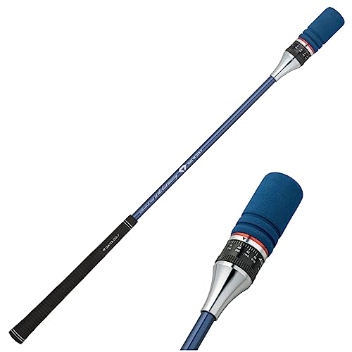 ダイヤゴルフ(DAIYA GOLF) スイング練習機 ゴルフ練習器 ユニセックス ユニフレックス ダイヤスイング527 TR-527 両手 ブルー 屋内 道具 練習用クラブ 練習用バット スイング練習機 ゴルフ棒 しなり 1枚目 画像