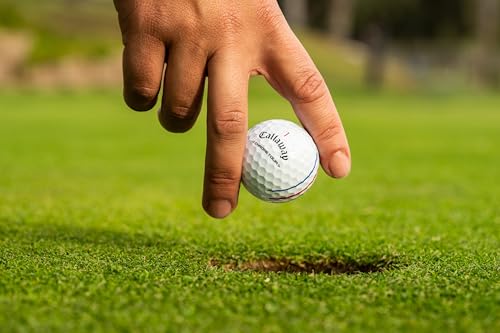 キャロウェイ(Callaway) ゴルフボール CHROME TOUR 24 TRIPLE TRACK 1ダース(12個入り) 4ピース構造 トリプル・トラック ホワイト 中間 画像