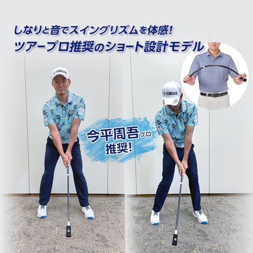 ダイヤゴルフ(DAIYA GOLF) ダイヤスイングプロツアーショート ゴルフ練習器具 しなり しなる インパクト フック スライス 機具 全長80㎝ 自宅 飛距離アップ ミスショット TR-5020 最後 画像