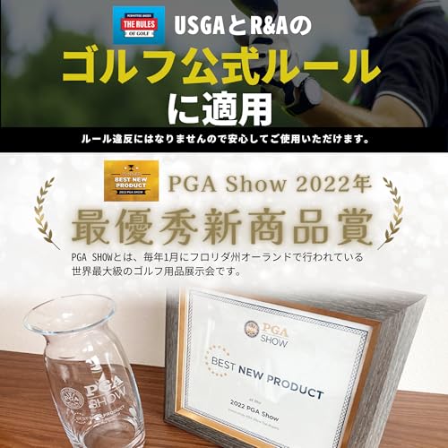 Alignment Ball Mark アライメントボールマーク 日本語説明書付 ゴルフ マーカー USGA 公式ルール 適用 ブルー1つ 中間 画像