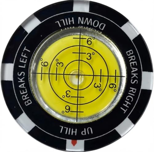 【コスパ◎】 ゴルフマーカー 水平器 プレゼント パター (イエロー) 画像1