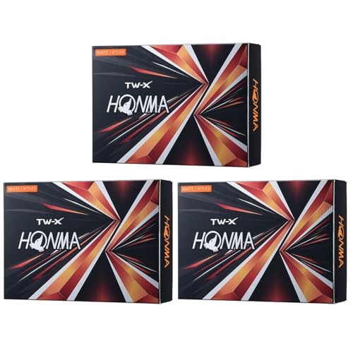 【3ダースセット】ホンマ ゴルフ ボール TW-X TW-S 2021 1ダース 12球入り ホワイト イエロー 3ピース ツアー系 スピン 飛距離 まとめ買い TOUR WORLD 本間 HONMA/TW-X 2021/ホワイト 1枚目 画像