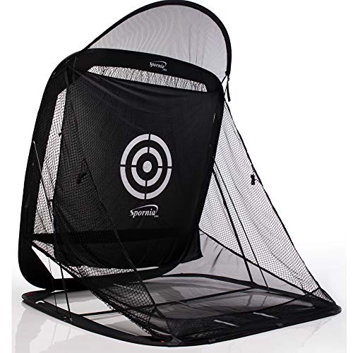 ゴルフネット 【安心の20年実績 Spornia】 自宅でドライバーやアプローチ練習 初心者でも設置簡単 練習器具 スポーニア (レギュラー - 215cm) (単体) 画像1