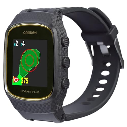 GreenOn（グリーンオン）ザ・ゴルフウォッチ ノルムⅡ プラス ※みちびきL１S対応 カラー液晶 THE GOLF WATCH NORM Ⅱ Plus/ノルム GN301 グリーンアンジュレーション表示 (旧モデル（NORM II PLUS）, ブラック) 最後 画像