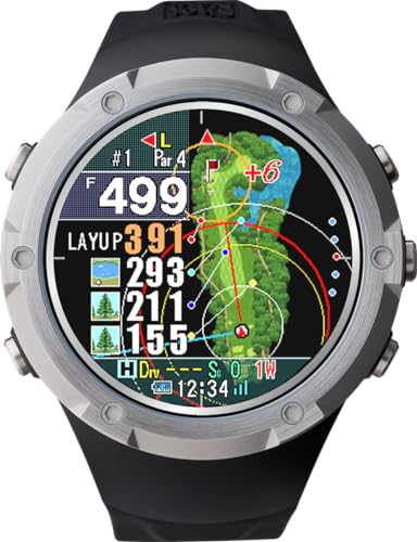 Shot Navi Evolve α(アルファー) ブラック 1.4インチ大画面カラー液晶 最新GPSチップ「M10」 自動飛距離計測 高低差目安距離 日本製（国内ISO9001認定工場生産）競技モード搭載 ゴルフナビ GPSゴルフナビ ゴルフ距離計 1枚目 画像