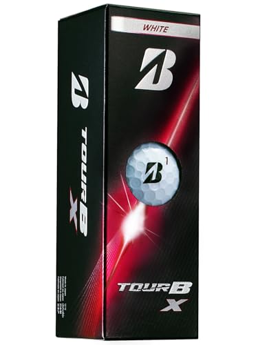 ブリヂストン(BRIDGESTONE) ゴルフボール TOUR B X 1スリーブ(3個入り)ホワイト B6WXJの外観・全体像 画像