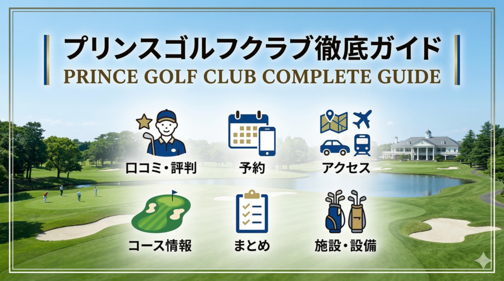 プリンスゴルフクラブ徹底ガイド｜口コミ・評判・予約・アクセス・コース情報まとめ