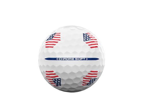 キャロウェイ(Callaway) ゴルフボール CHROME SOFT 24 TRUTRACK USA 3ピース構造 USAトゥルートラック・ホワイトの特徴・詳細 画像