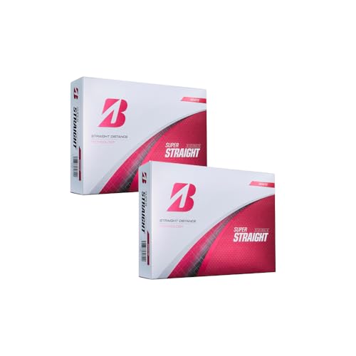 BRIDGESTONE(ブリヂストン) ゴルフボール SUPER STRAIGHT 2025年モデル 2DZセット（24球入り） (ホワイト) 1
