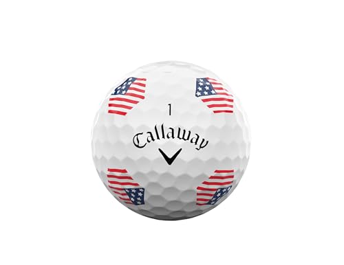 キャロウェイ(Callaway) ゴルフボール CHROME SOFT 24 TRUTRACK USA 3ピース構造 USAトゥルートラック・ホワイトの特徴・詳細 画像