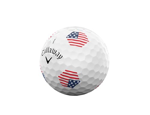 キャロウェイ(Callaway) ゴルフボール CHROME SOFT 24 TRUTRACK USA 3ピース構造 USAトゥルートラック・ホワイトの詳細・まとめ 画像