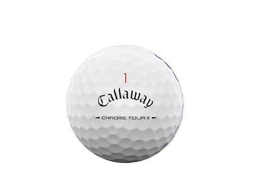 キャロウェイ(Callaway) ゴルフボール CHROME TOUR X 26 1ダース(12個入り) 4ピース構造 トリプル・トラック ホワイトの特徴・詳細 画像
