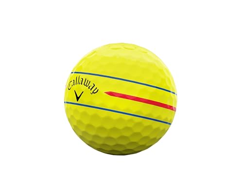 キャロウェイ(Callaway) ゴルフボール CHROME SOFT 26 1ダース(12個入り) 3ピース構造 360°トリプル・トラック イエローの詳細・まとめ 画像