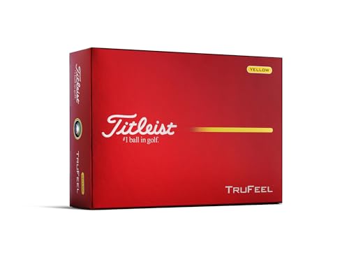 TITLEIST(タイトリスト) ゴルフボール26 TRUFEEL YELLOW DZ 1
