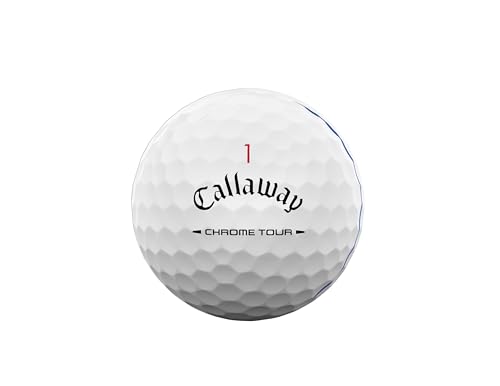 キャロウェイ(Callaway) ゴルフボール CHROME TOUR 26 1ダース(12個入り) 4ピース構造 トリプル・トラック ホワイトの特徴・詳細 画像