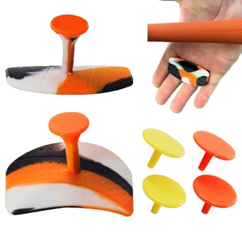 wakae ゴルフグリップステッカー シリコン スイング練習器具 手首サポート 精度向上 スイング補助 指用滑り止め パワー&精度向上 練習用 軽量グリップトレーナー ポータブル ゴルフグッズの外観・全体像 画像