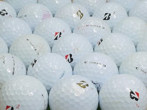 BRIDGESTONE GOLF TOUR B X ホワイト系年代混合 Bランク ロストボール 12個セットの外観・全体像 画像