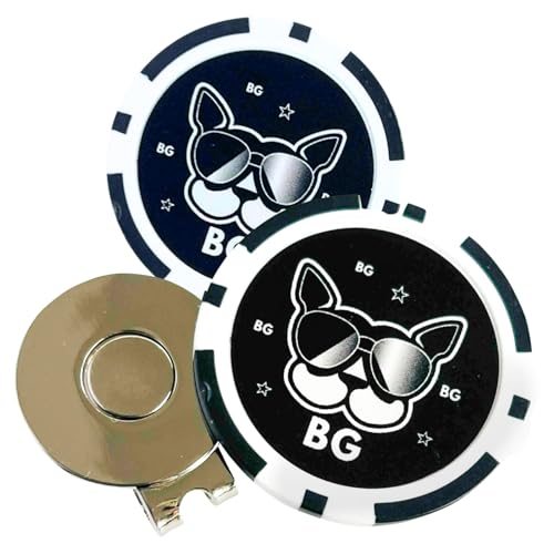 【パットが入る魔法のマーカー2枚】 BooGolf ゴルフ マーカー マグネット ゴルフマーカー マグネット付き ゴルフボールマーカー ゴルフ小物 1