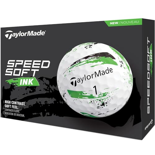 TaylorMade メンズ SpeedSoft Ink ゴルフボール - ブルーの詳細・まとめ 画像